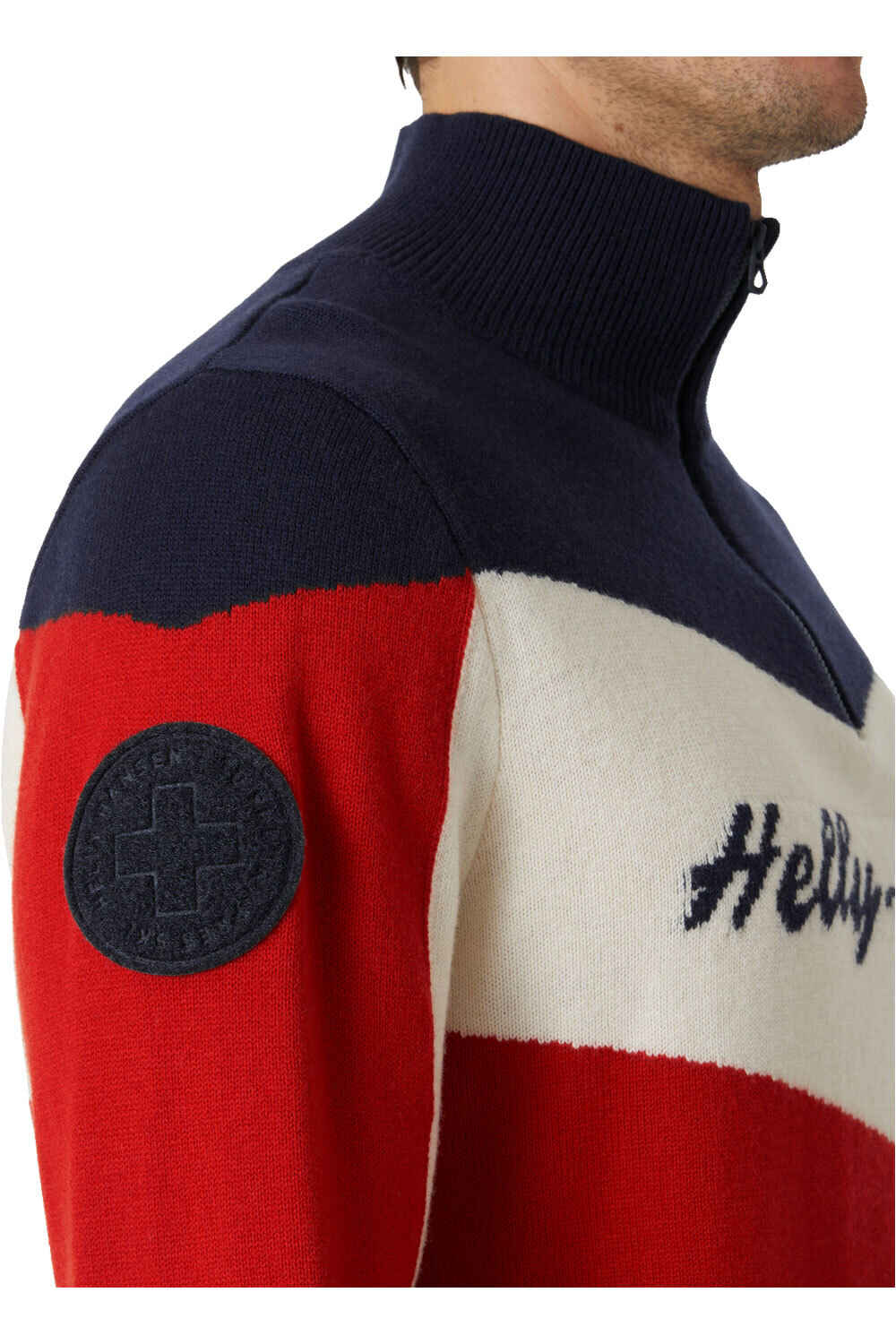 Helly Hansen jersey esquí hombre APRES KNITTED SWEATER vista detalle