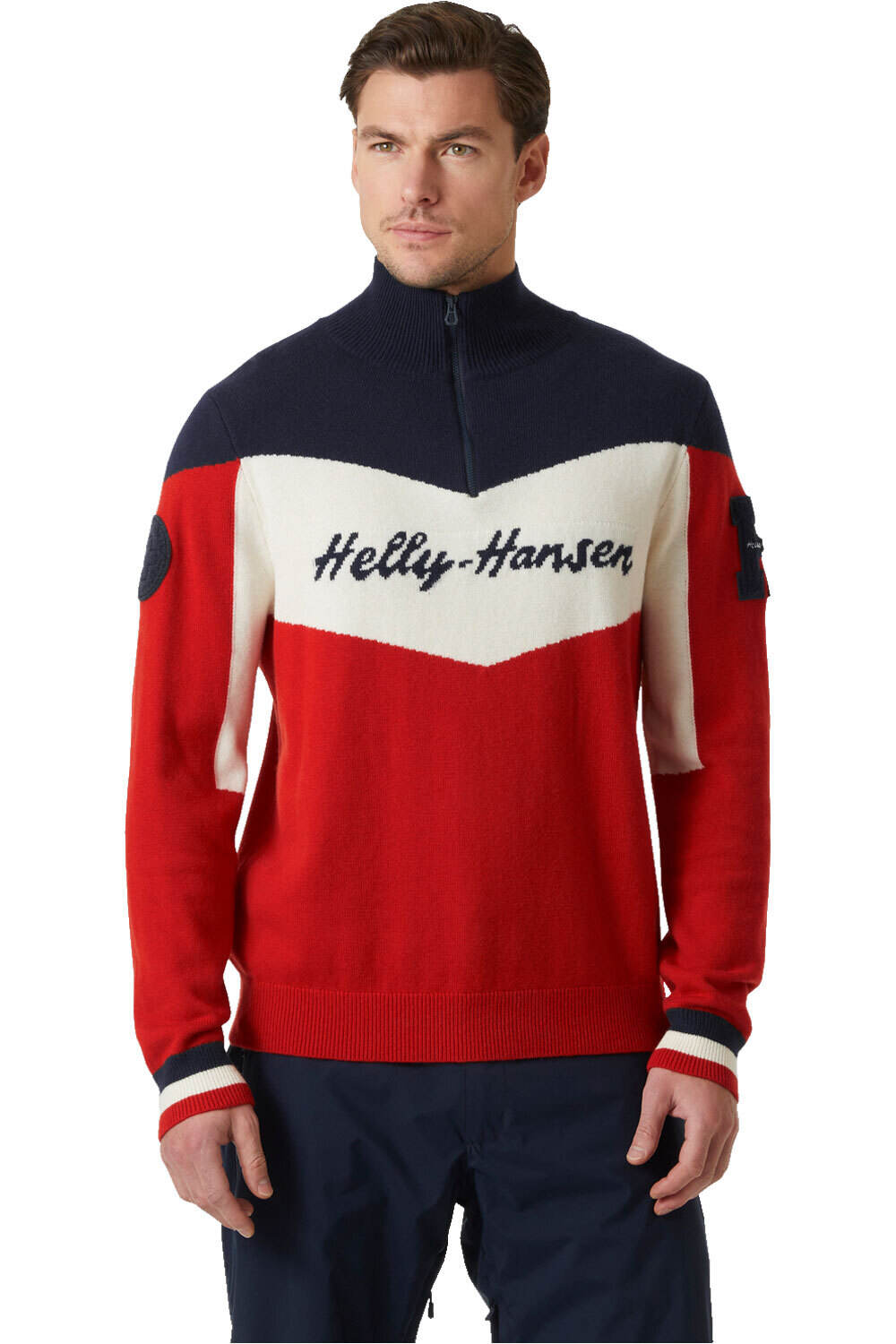 Helly Hansen jersey esquí hombre APRES KNITTED SWEATER vista frontal