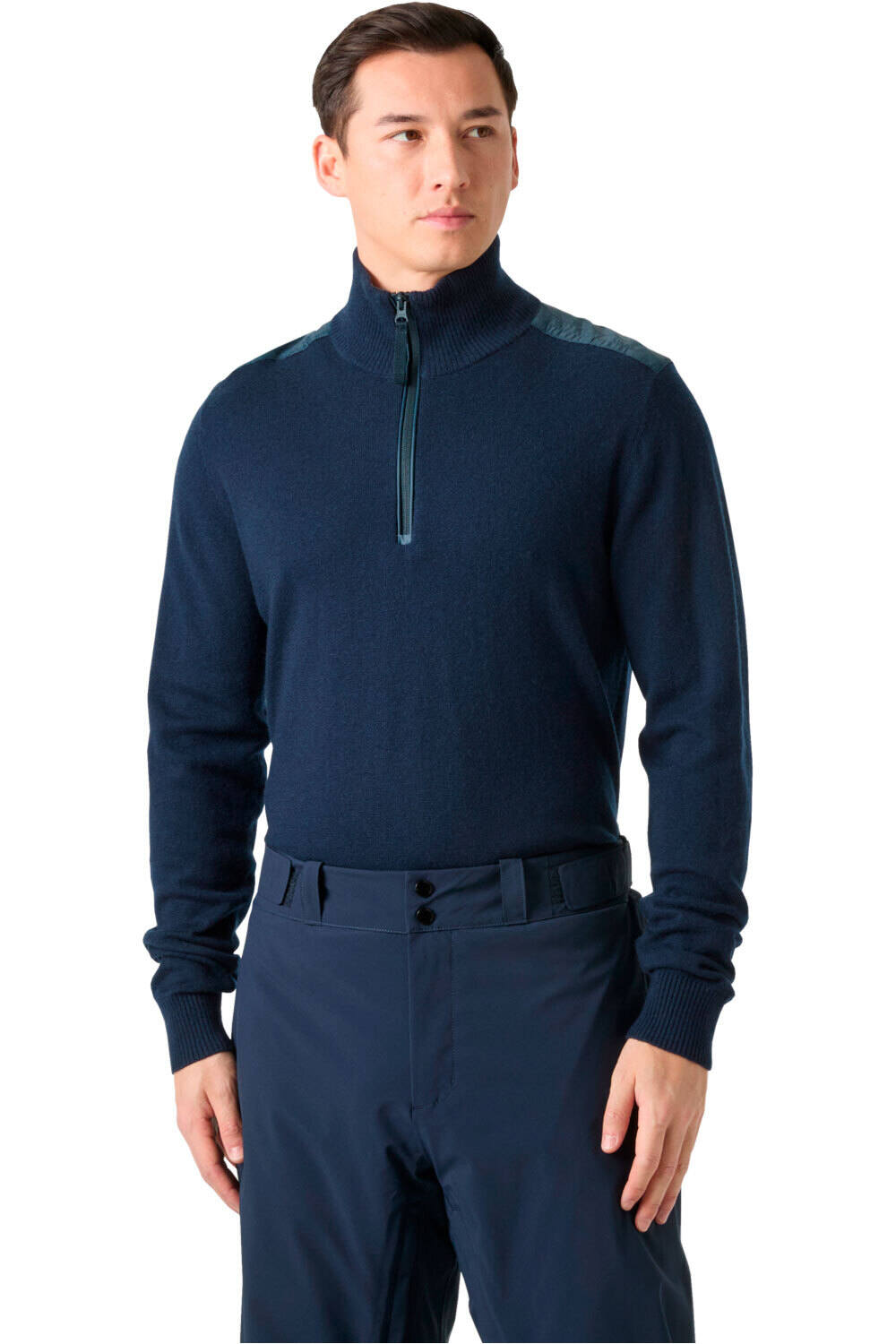 Helly Hansen jersey hombre AFTON KNITTED 1/2 ZIP vista frontal