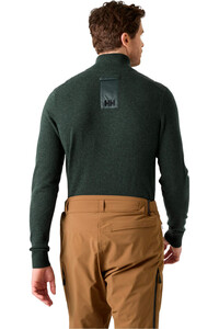 Helly Hansen jersey hombre AFTON KNITTED 1/2 ZIP vista trasera