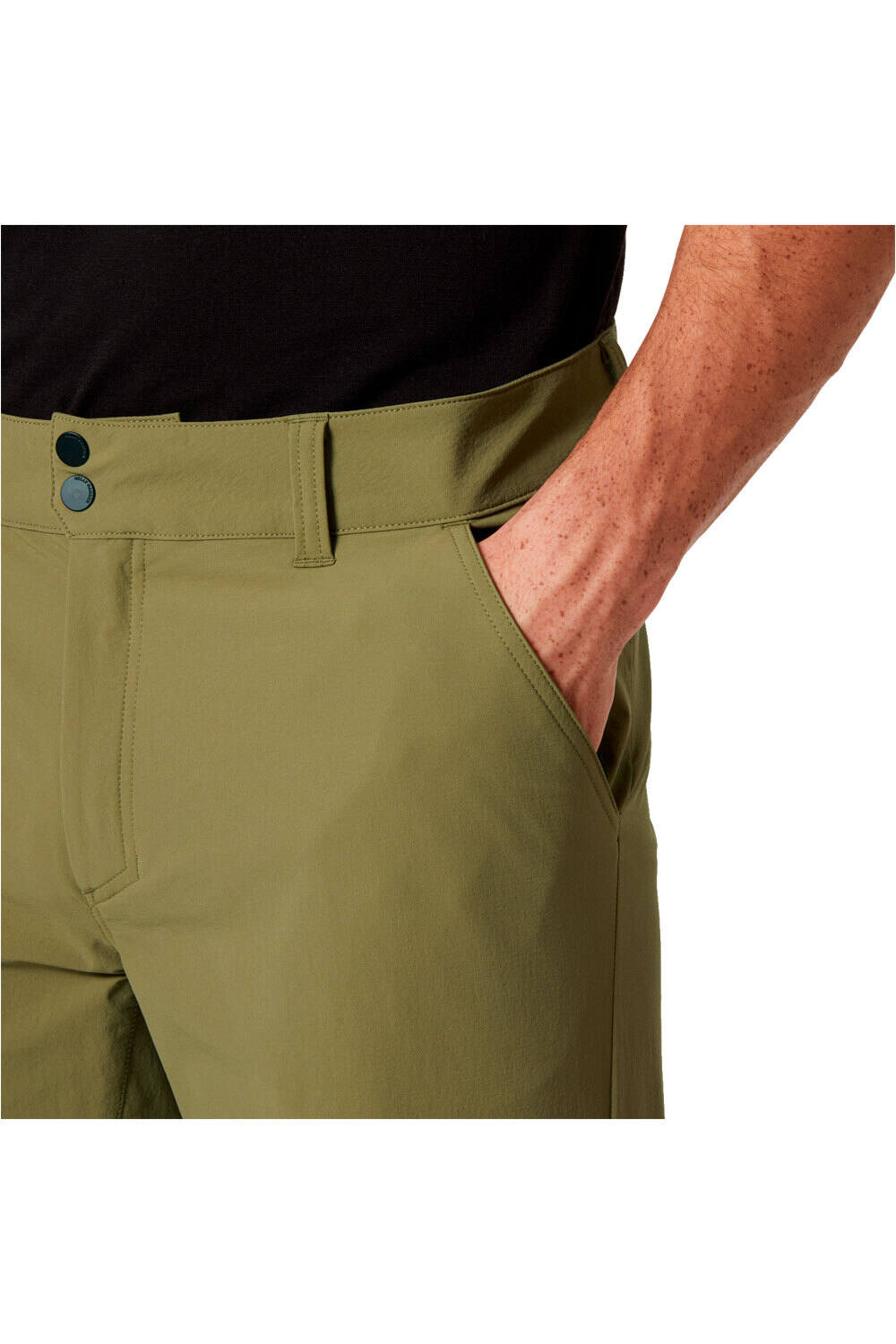 Helly Hansen pantalón corto montaña hombre BRONO SOFTSHELL SHORTS vista detalle