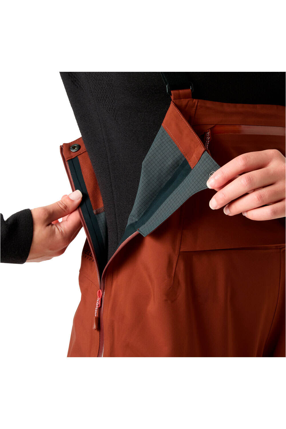 Helly Hansen pantalón impermeable mujer W VERGLAS BC BIB SHELL PANT 03