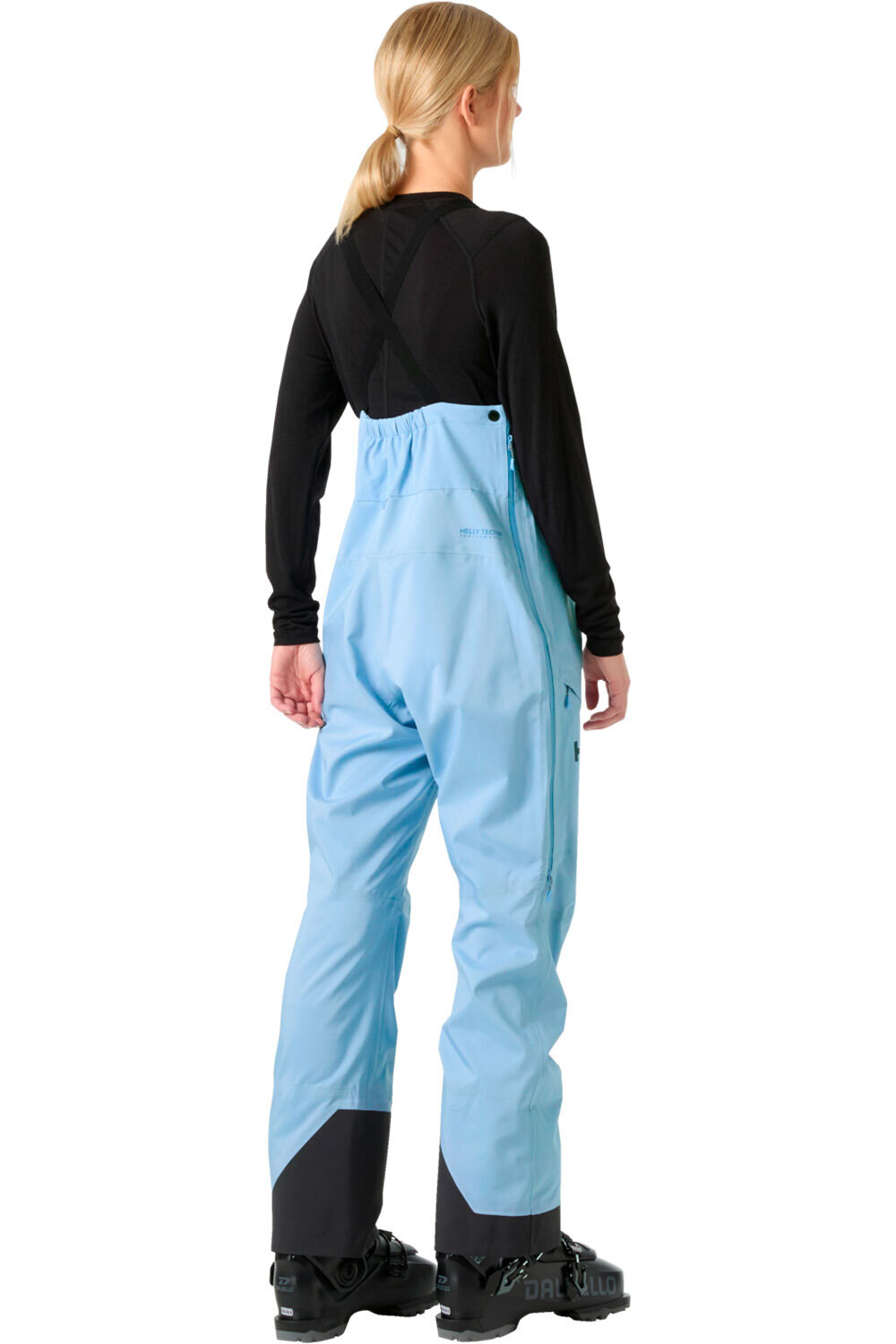 Helly Hansen pantalón impermeable mujer W VERGLAS BC BIB SHELL PANT vista trasera