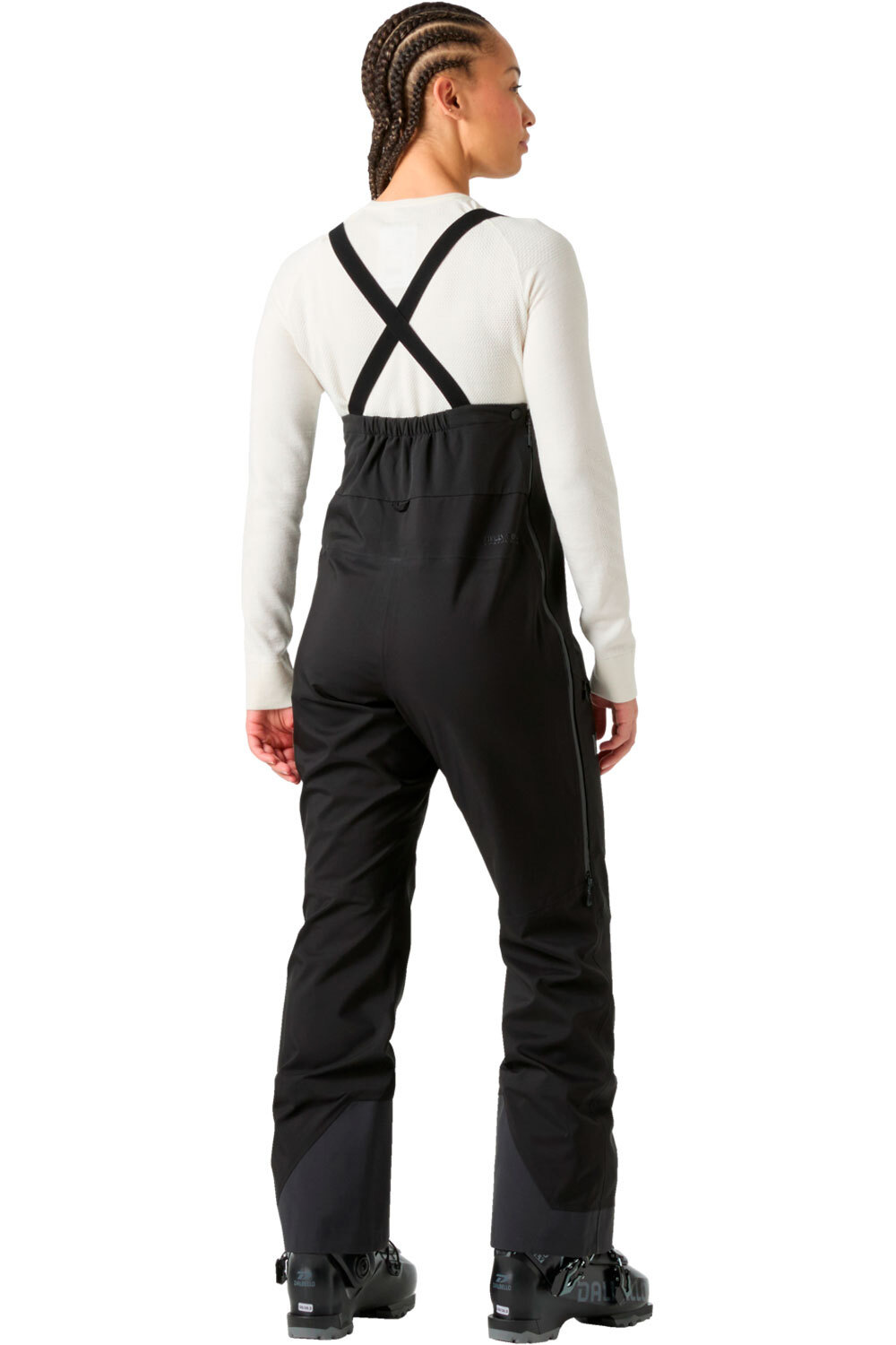Helly Hansen pantalón impermeable mujer W VERGLAS BC BIB SHELL PANT vista trasera