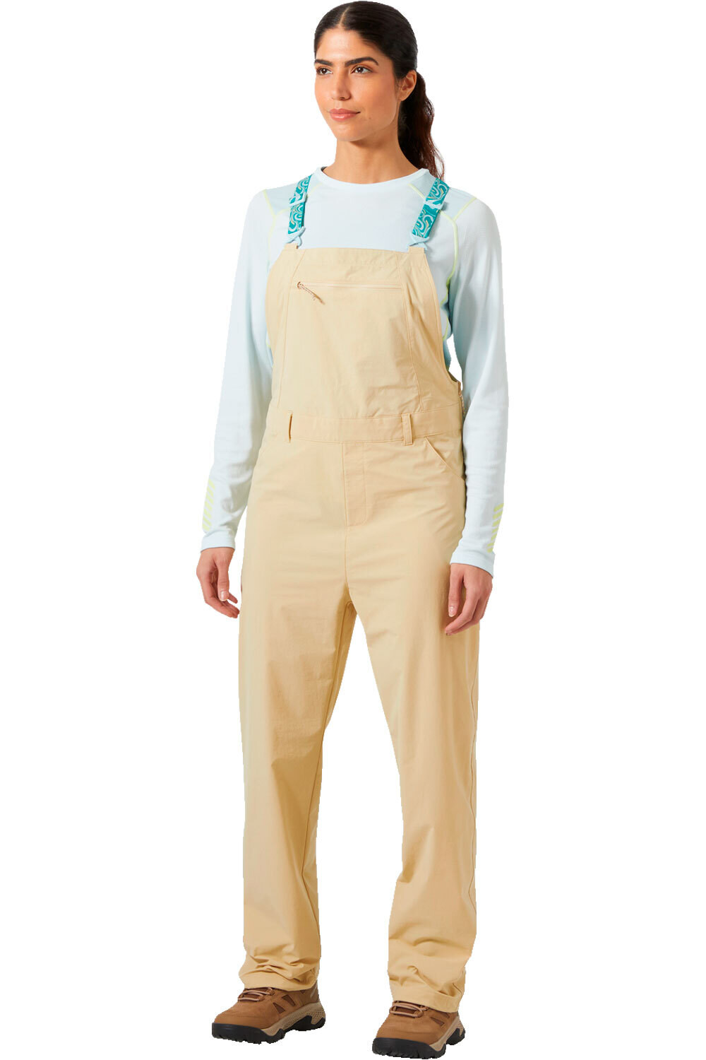 Helly Hansen pantalón montaña mujer W AWE SOFTSHELL  OVERALLS vista frontal