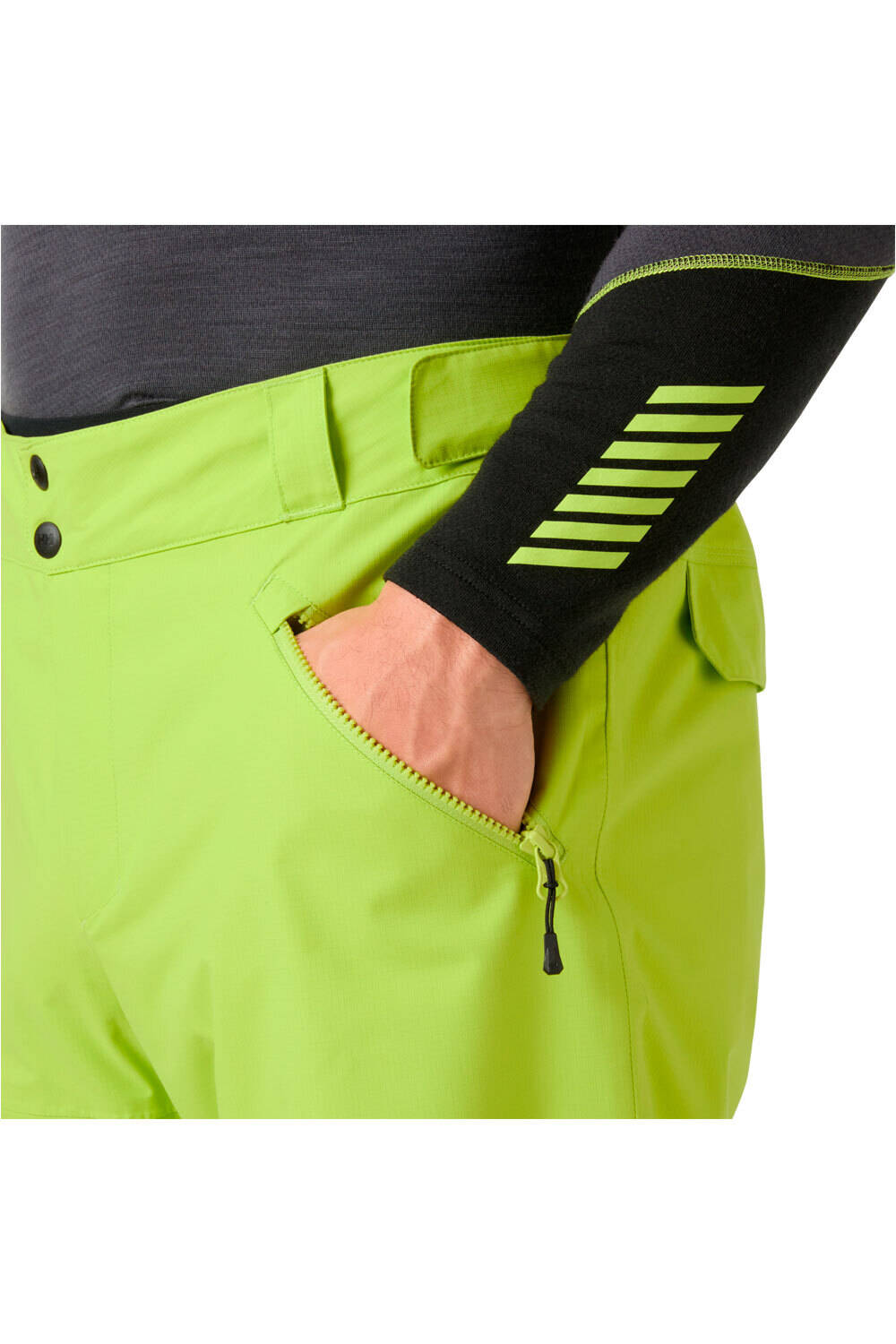 Helly Hansen pantalones esquí hombre SOGN CARGO PANT LUMINOUS GREEN 03