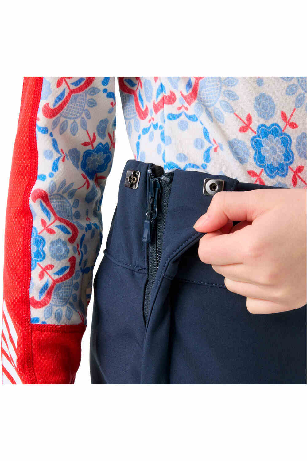 Helly Hansen pantalones esquí infantil JR GIRL NORA SOFTSHELL PANT vista detalle