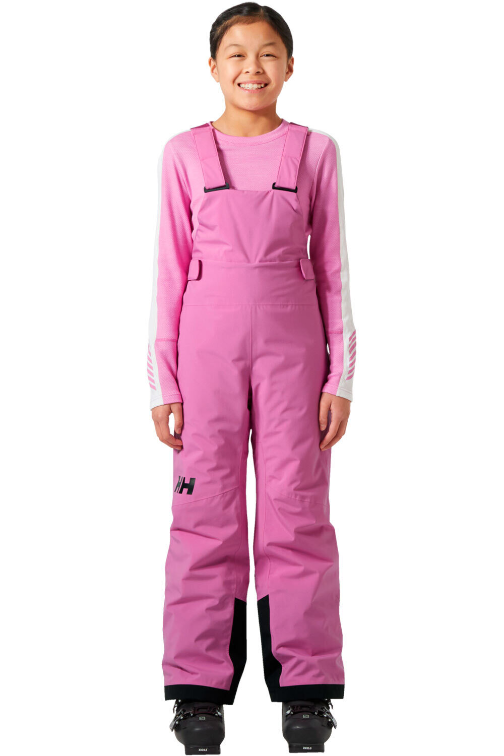 Helly Hansen pantalones esquí infantil JR  GIRL STELLAR  BIB PANT vista frontal