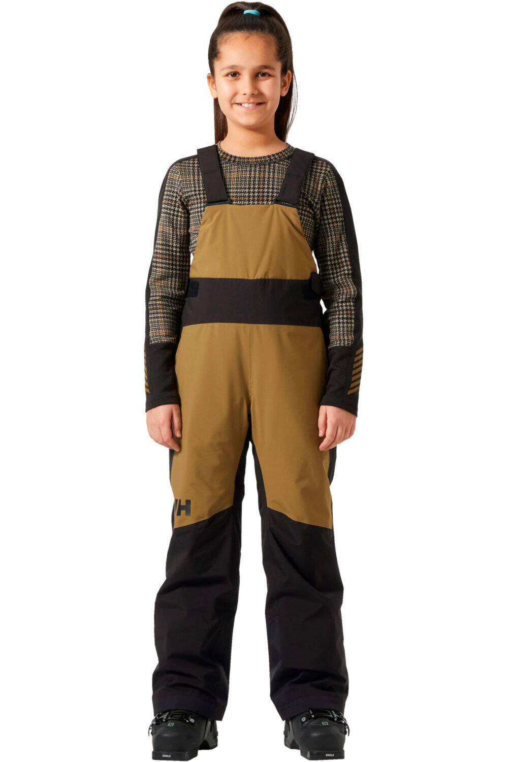 Helly Hansen pantalones esquí infantil JR  GIRL STELLAR  BIB PANT vista frontal