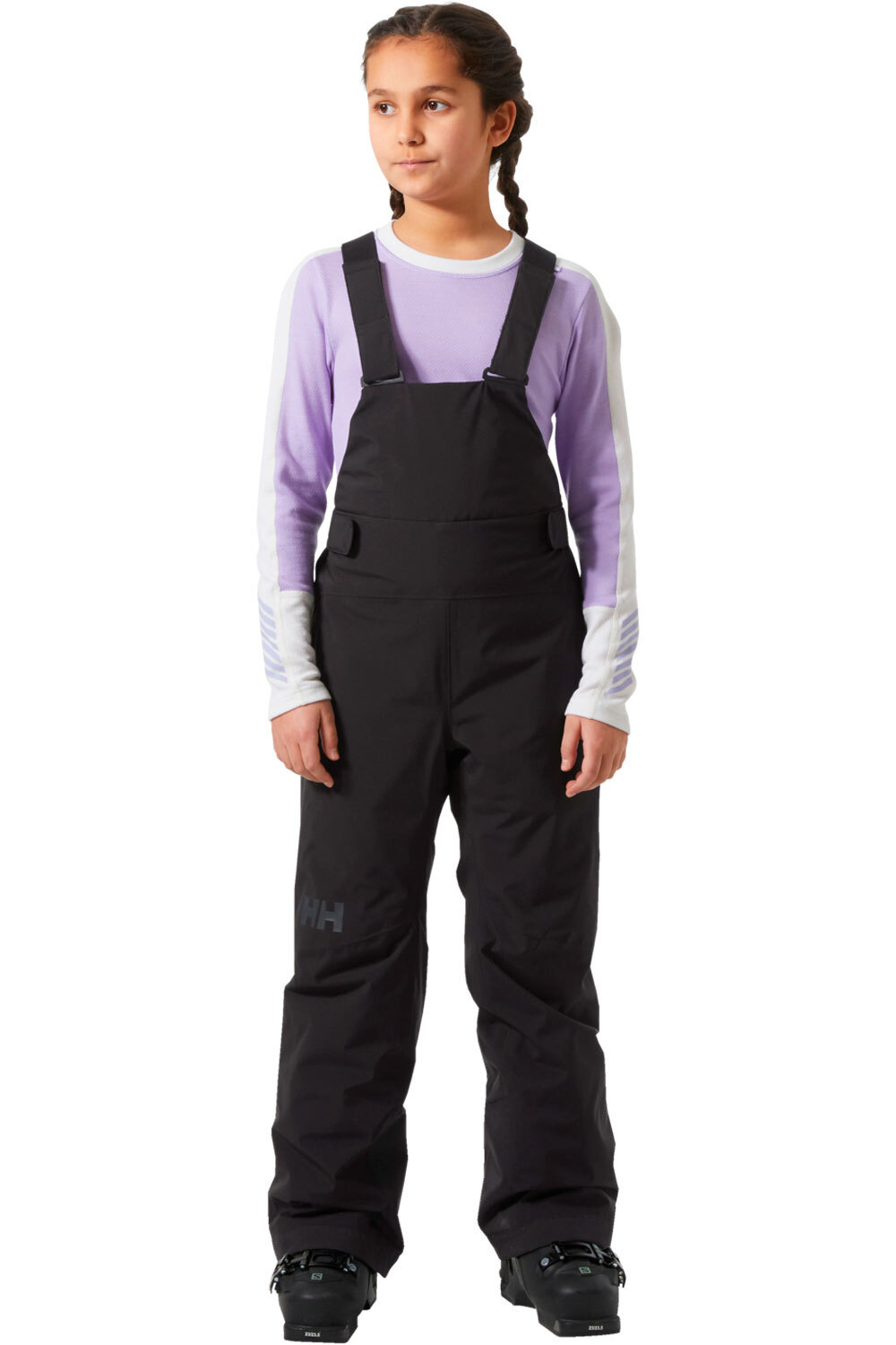 Helly Hansen pantalones esquí infantil JR  GIRL STELLAR  BIB PANT vista frontal