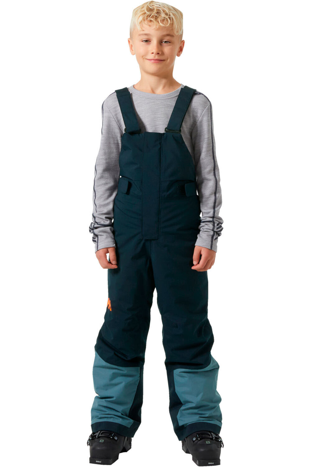 Helly Hansen pantalones esquí infantil JR SUMMIT 2.0 BIB PANT vista frontal