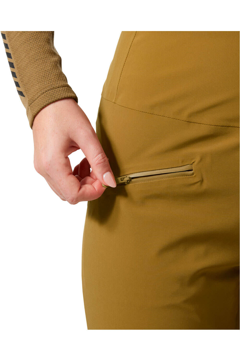 Helly Hansen pantalones esquí mujer W ALPHELIA HI WAIST INS PANT vista detalle