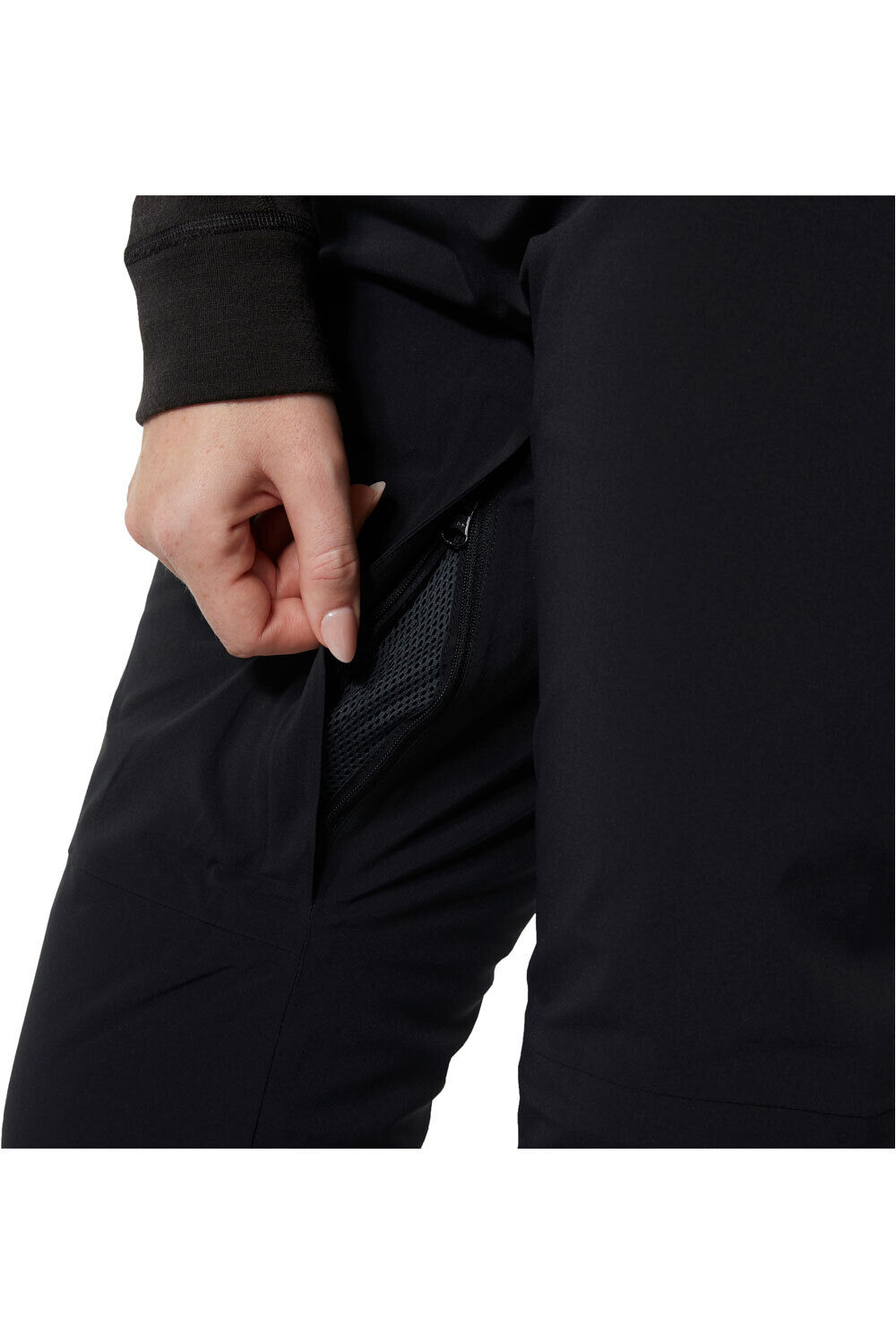 Helly Hansen pantalones esquí mujer W ALPHELIA HI WAIST INS PANT vista detalle