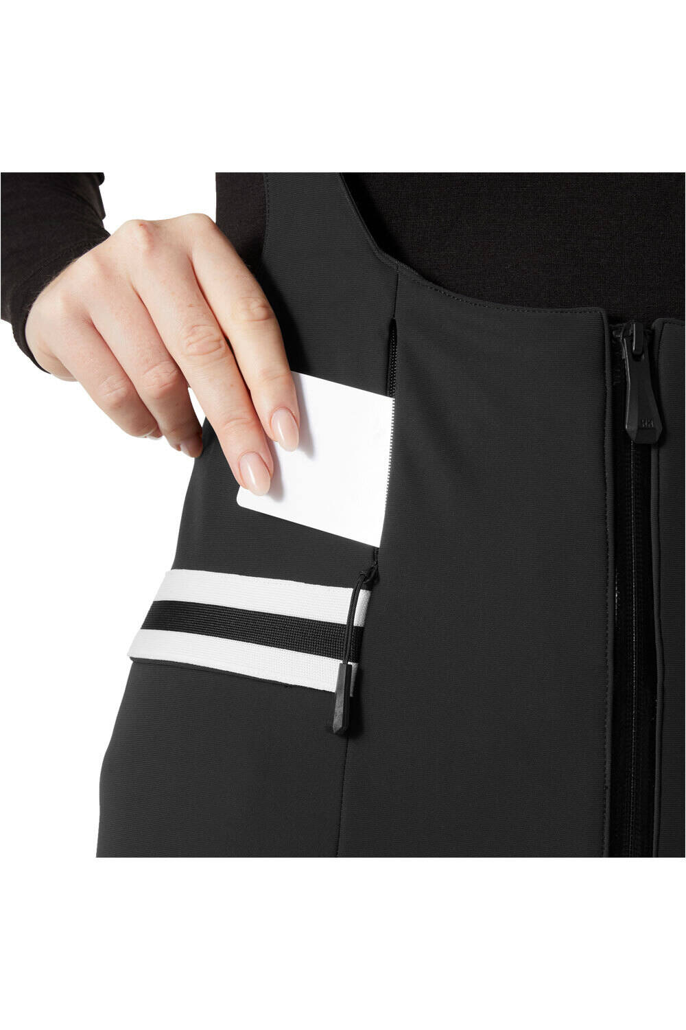 Helly Hansen pantalones esquí mujer W AVANTI SOFTSHELL BIB PANT vista detalle