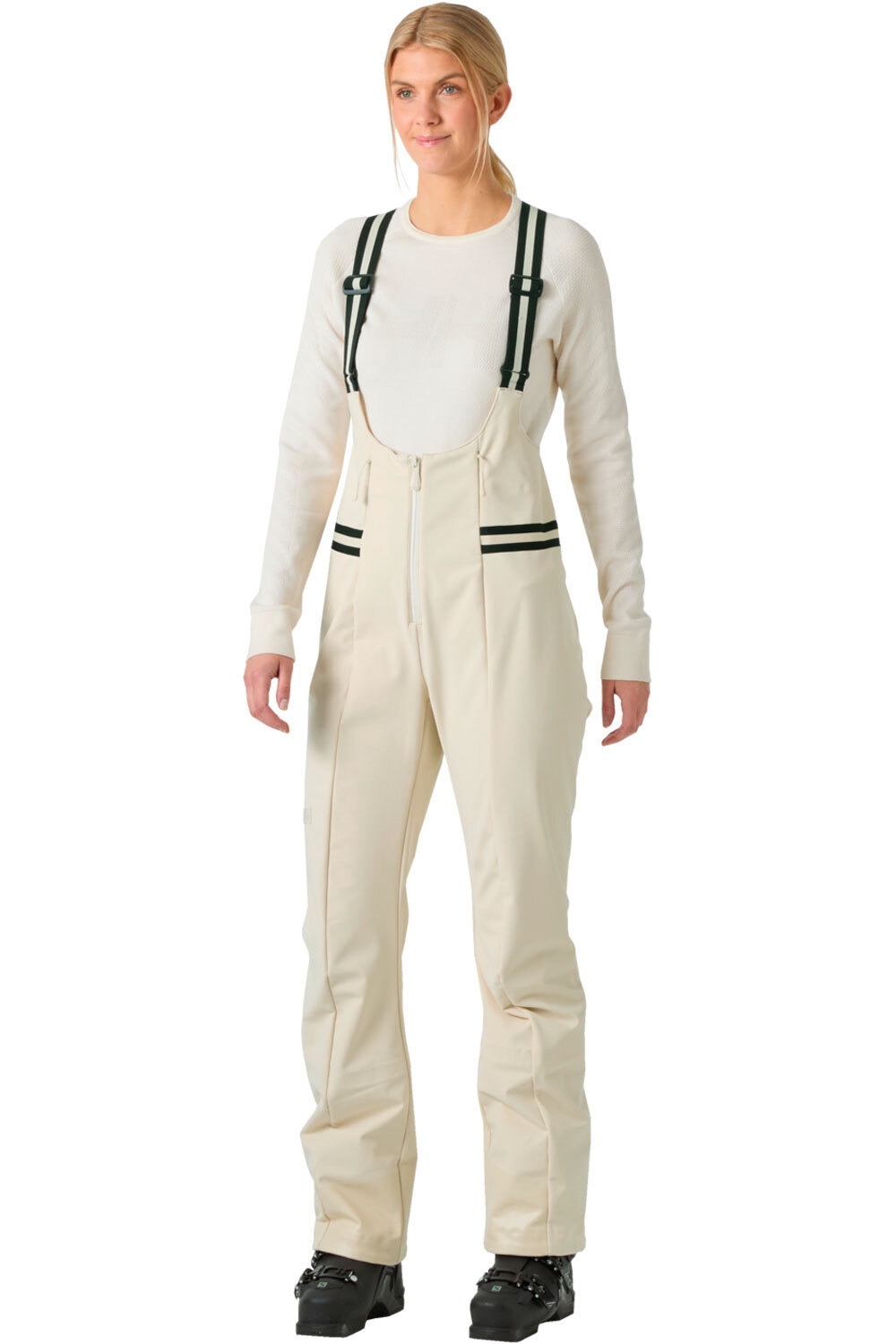 Helly Hansen pantalones esquí mujer W AVANTI SOFTSHELL BIB PANT vista frontal