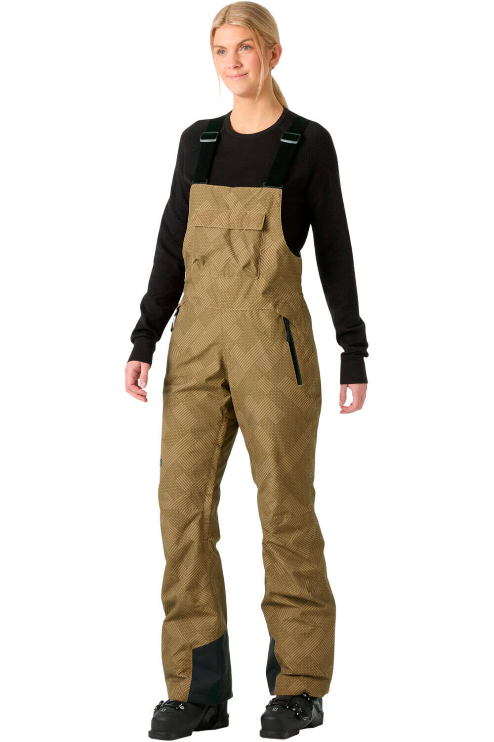 Helly Hansen pantalones esquí mujer W LEGENDARY INSULATED BIB PANT vista frontal