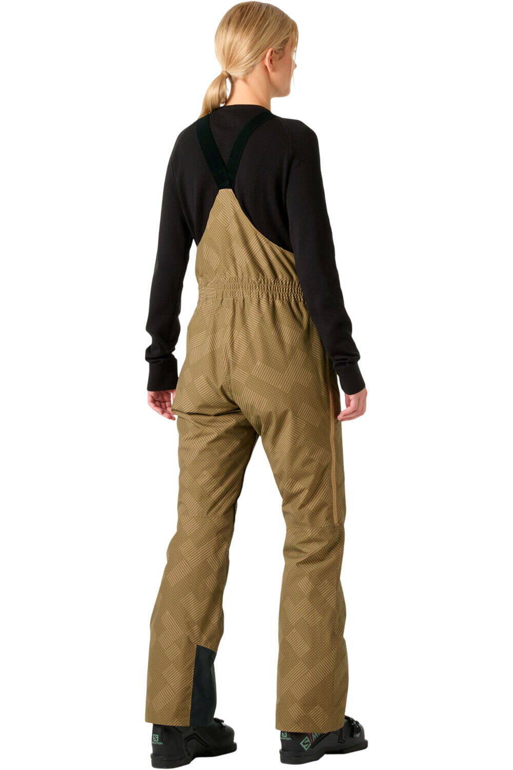 Helly Hansen pantalones esquí mujer W LEGENDARY INSULATED BIB PANT vista trasera