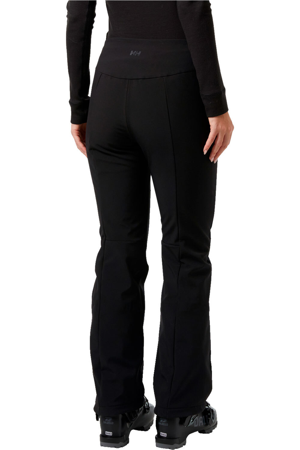 Helly Hansen pantalones esquí mujer W NORA SOFTSHELL PANT BLACK vista trasera