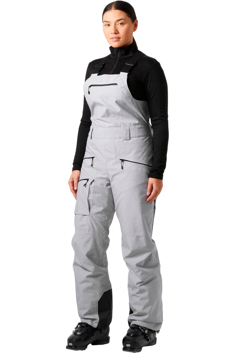 Helly Hansen pantalones esquí mujer W POWDERQUEEN BIB 2.0 PANT vista frontal