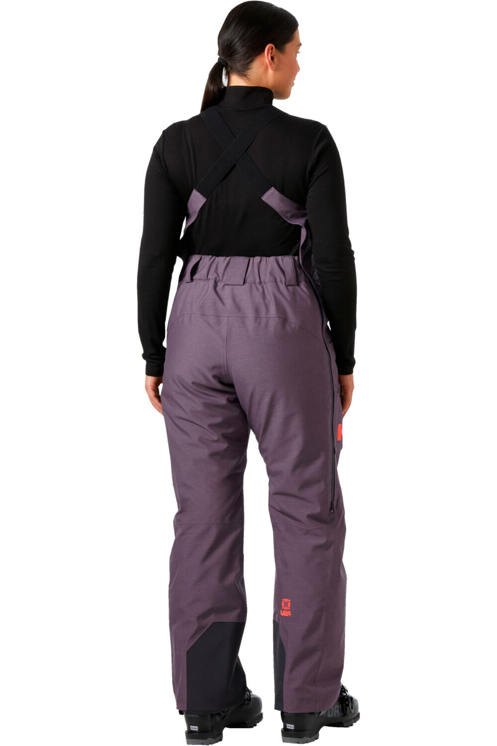 Helly Hansen pantalones esquí mujer W POWDERQUEEN BIB 2.0 PANT vista trasera