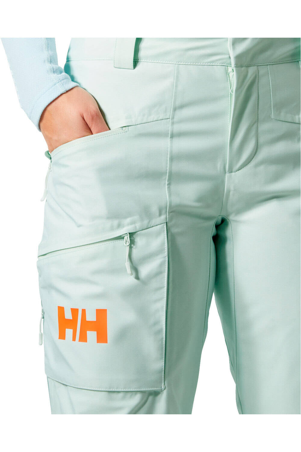 Helly Hansen pantalones esquí mujer W POWDERQUEEN PANT vista detalle