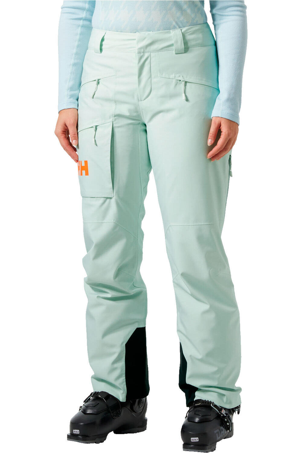 Helly Hansen pantalones esquí mujer W POWDERQUEEN PANT vista frontal