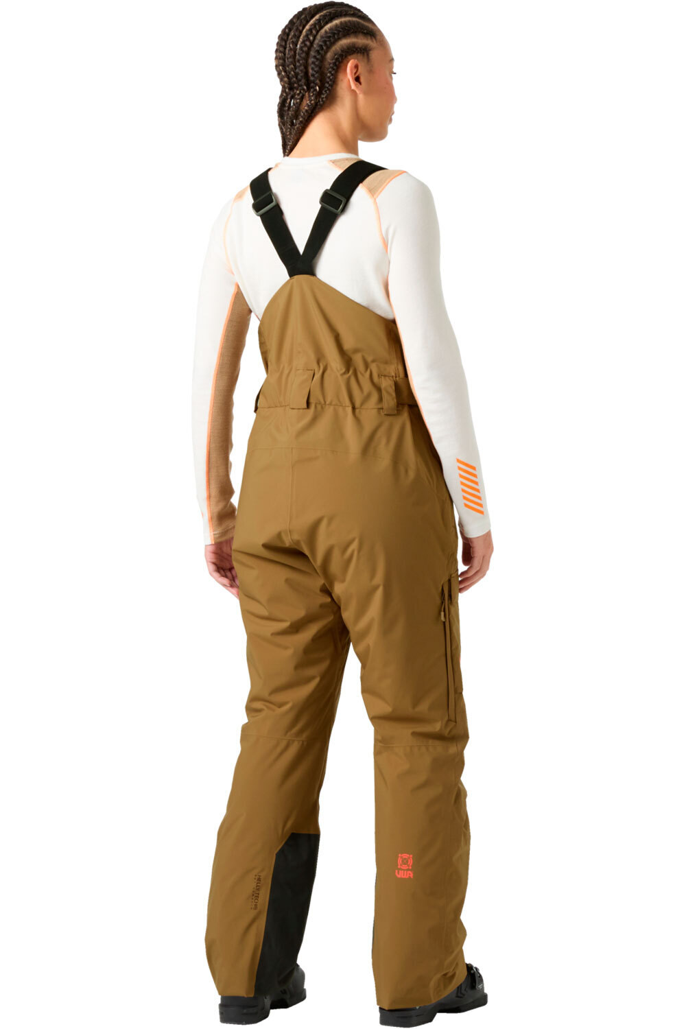 Helly Hansen pantalones esquí mujer W SWITCH CARGO BIB PANT vista trasera