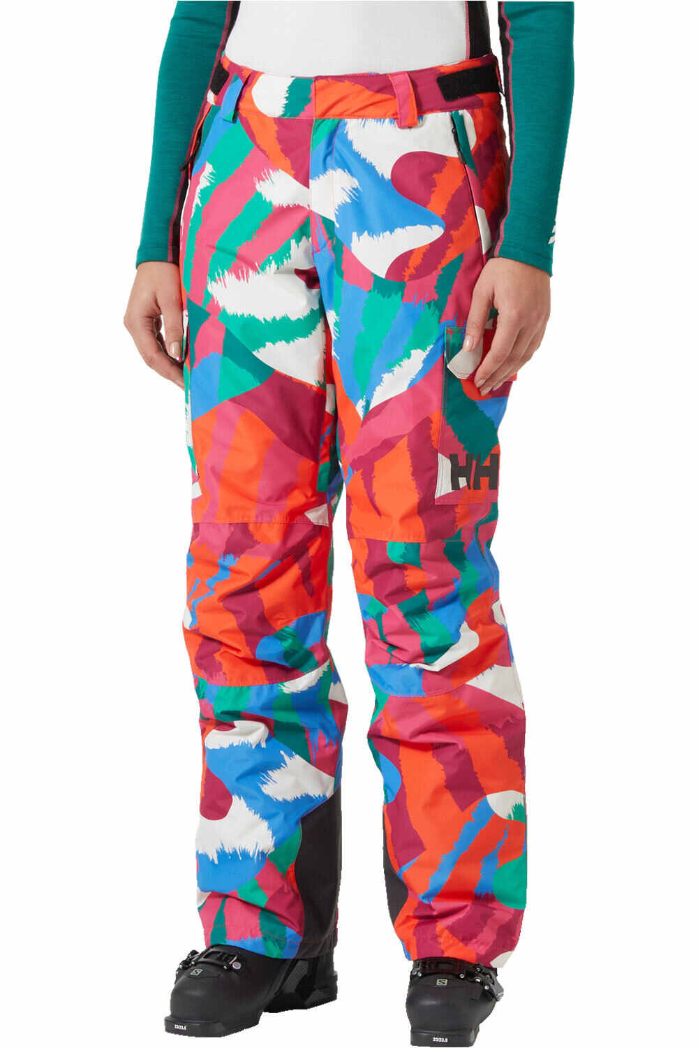 Helly Hansen pantalones esquí mujer W SWITCH CARGO INSULATED PANT vista frontal