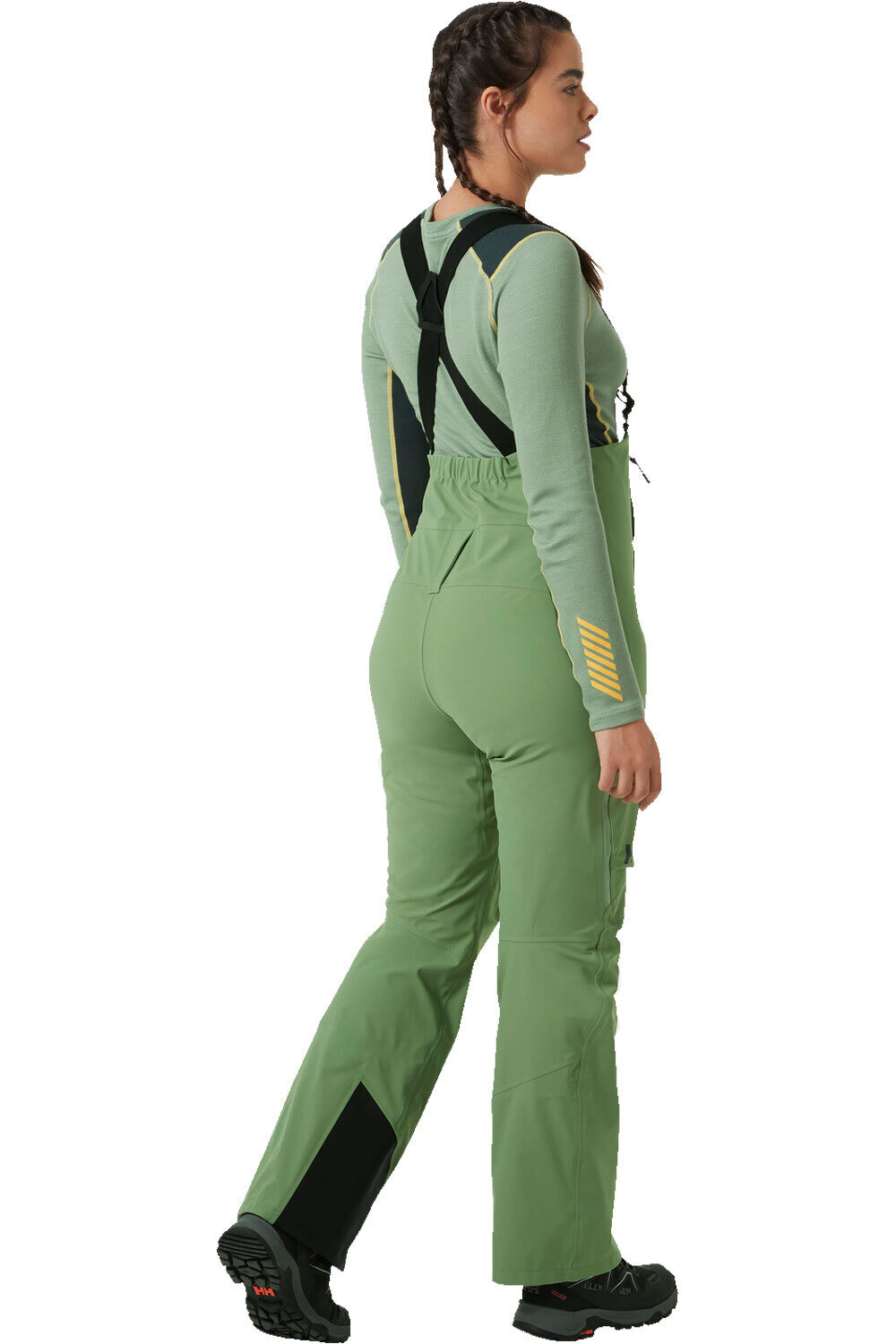Helly Hansen pantalones esquí mujer W VERGLAS BC BIB PANT vista trasera