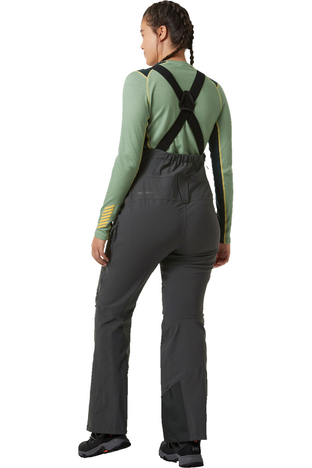 Helly Hansen pantalones esquí mujer W VERGLAS BC BIB PANT vista trasera