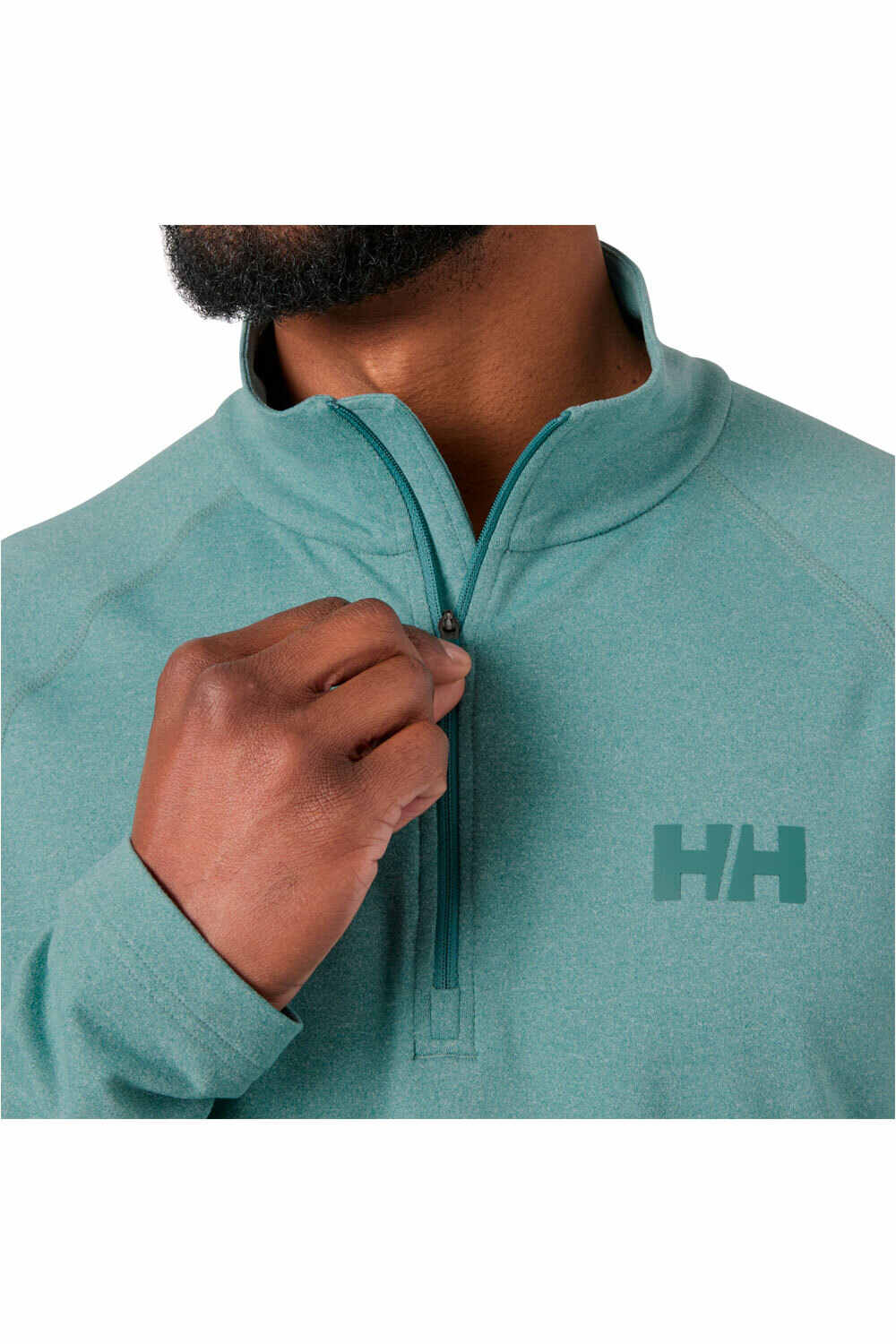 Helly Hansen polar hombre TYRI KNIT 1/2 ZIP vista detalle