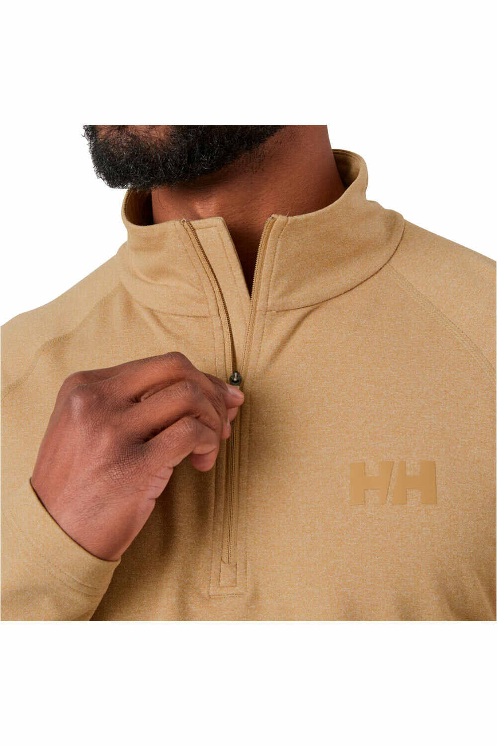 Helly Hansen polar hombre TYRI KNIT 1/2 ZIP vista detalle