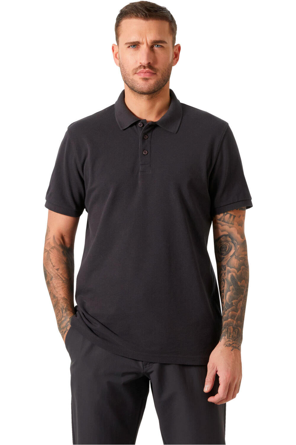 Helly Hansen polo manga corta hombre CREW POLO vista frontal
