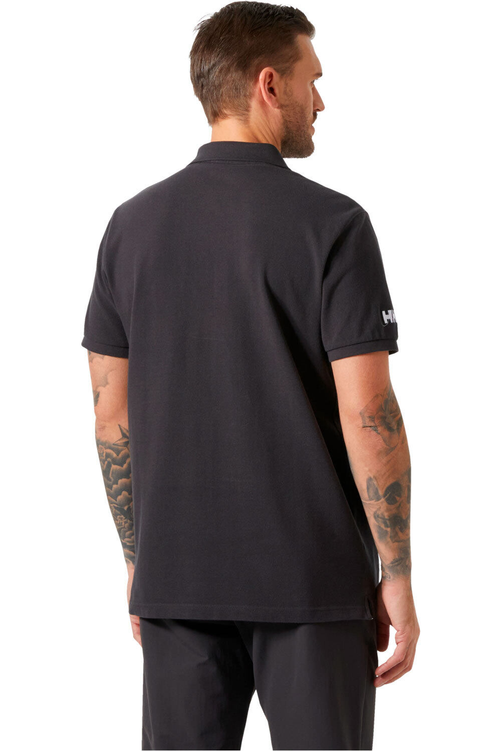 Helly Hansen polo manga corta hombre CREW POLO vista trasera