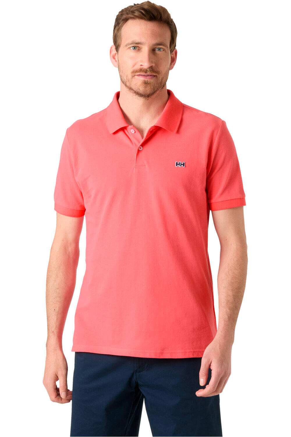 Helly Hansen polo manga corta hombre ELBA FITTED POLO vista frontal