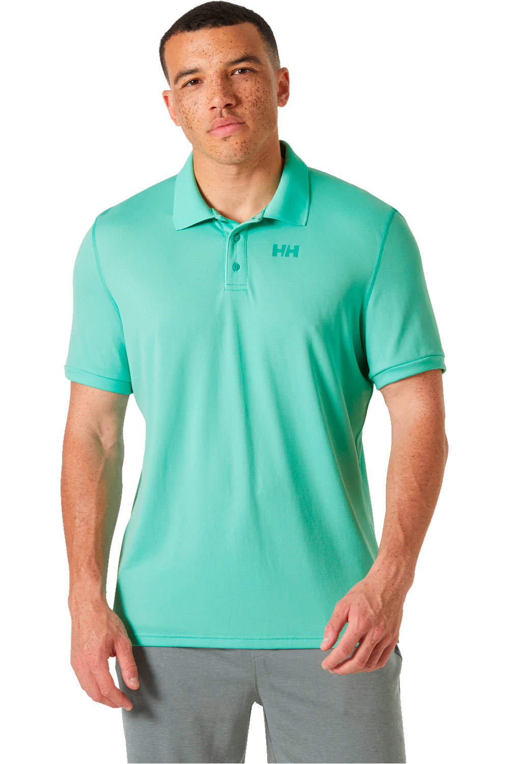Helly Hansen polo manga corta hombre HH LIFA ACTIVE SOLEN SS POLO vista frontal
