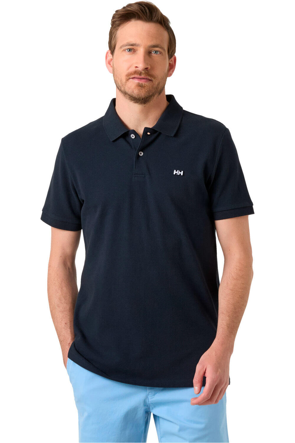 Helly Hansen polo manga corta hombre HUDSON POLO vista frontal