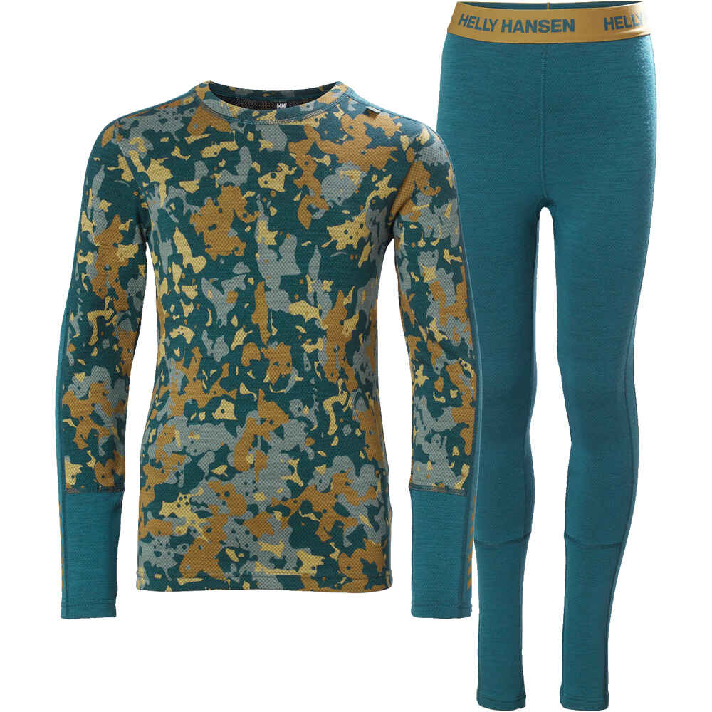 Helly Hansen ropa térmica niño JR GRAPHIC LIFA MERINO SET 04
