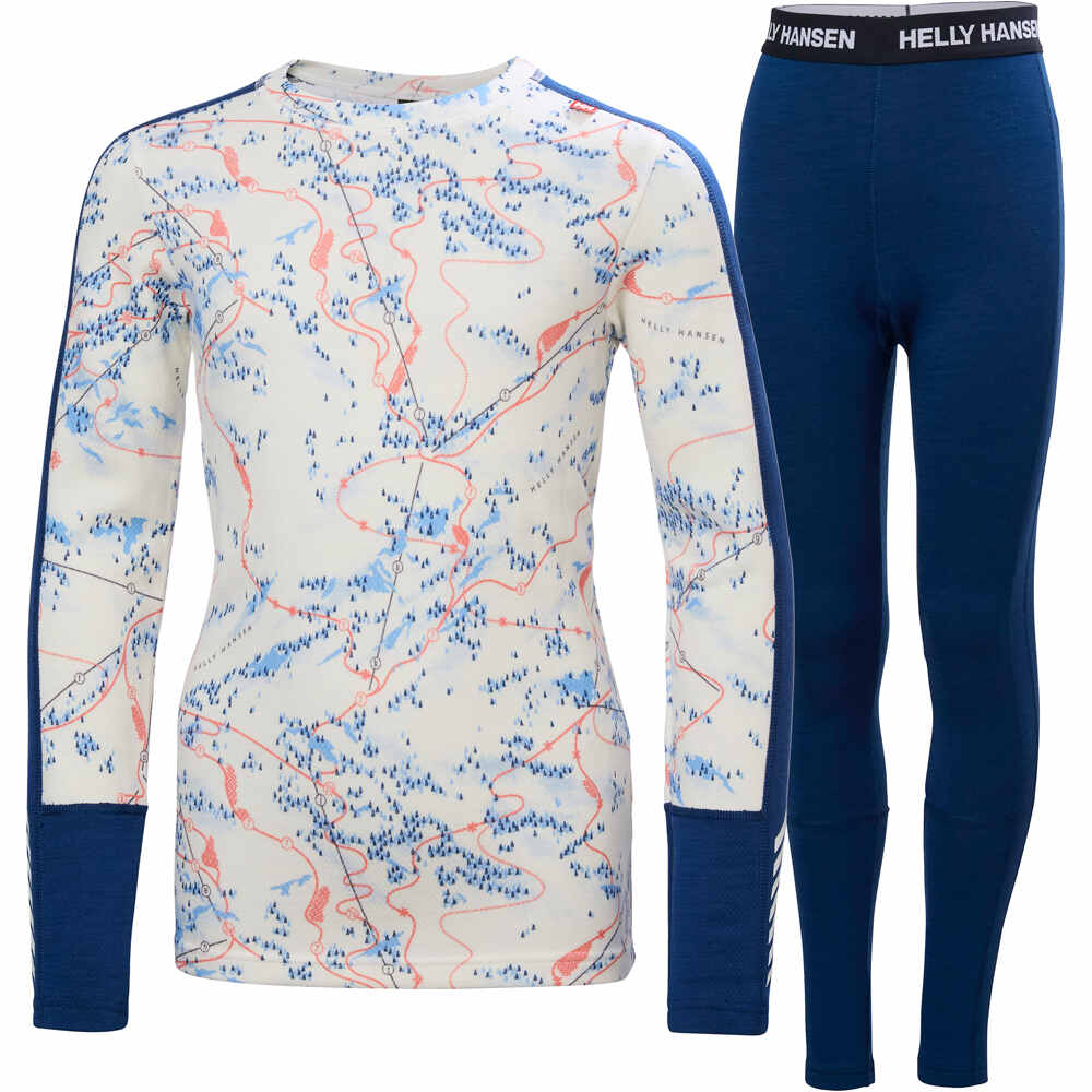 Helly Hansen ropa térmica niño JR GRAPHIC LIFA MERINO SET 04