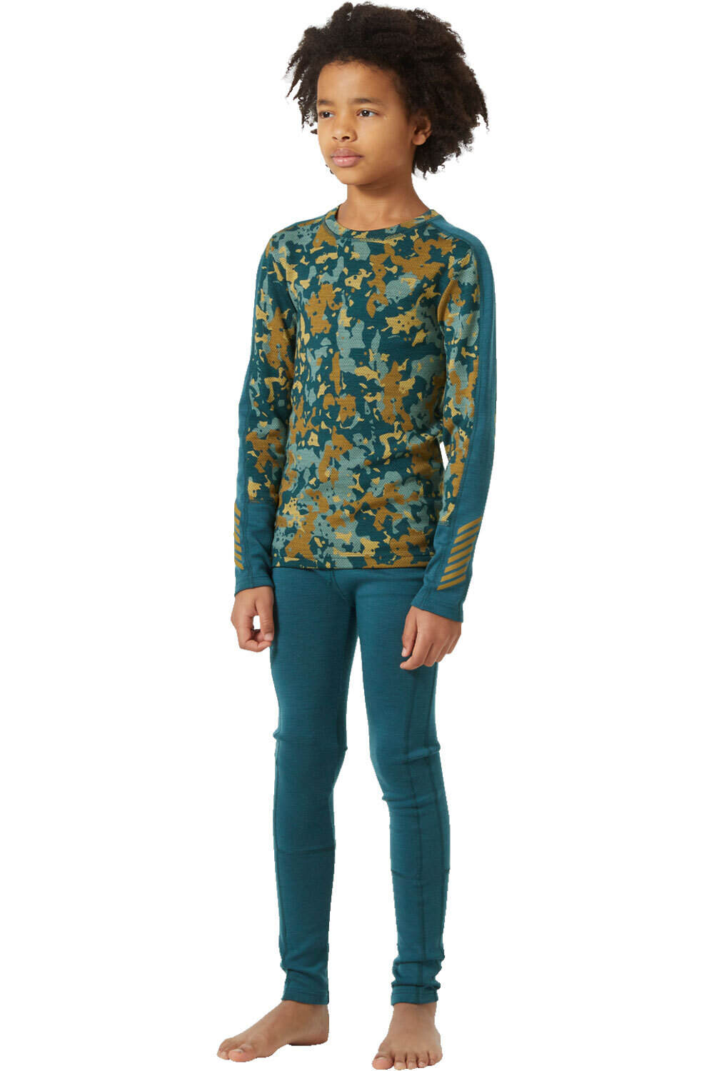 Helly Hansen ropa térmica niño JR GRAPHIC LIFA MERINO SET vista frontal