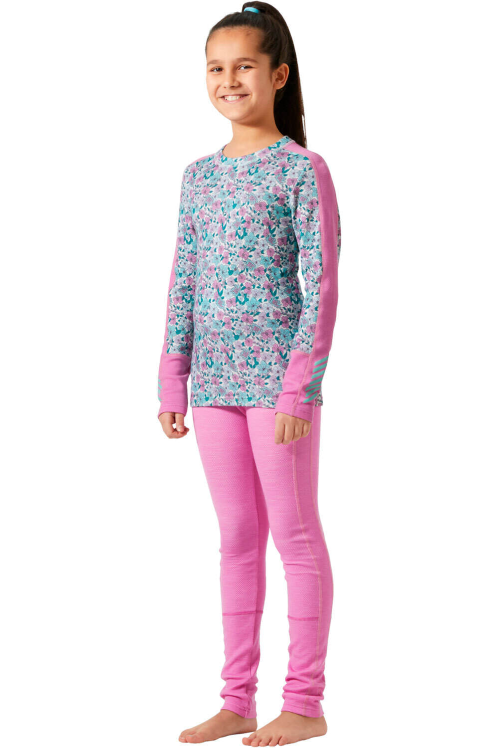 Helly Hansen ropa térmica niño JR GRAPHIC LIFA MERINO SET vista frontal