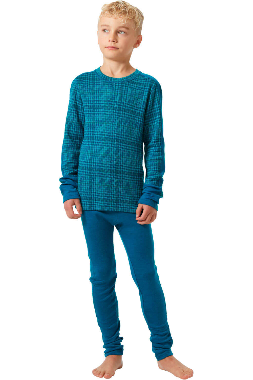 Helly Hansen ropa térmica niño JR GRAPHIC LIFA MERINO SET vista frontal