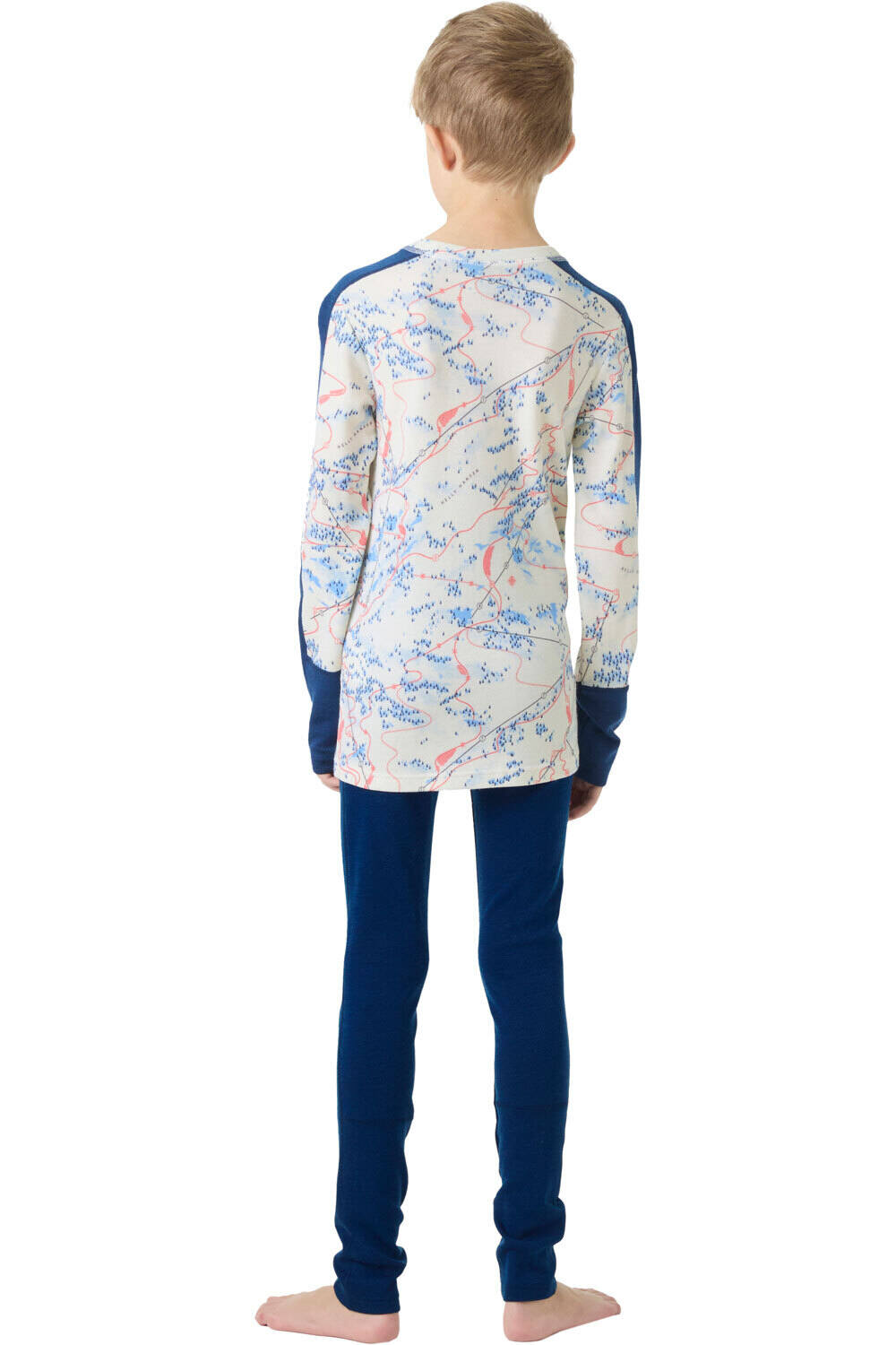 Helly Hansen ropa térmica niño JR GRAPHIC LIFA MERINO SET vista trasera