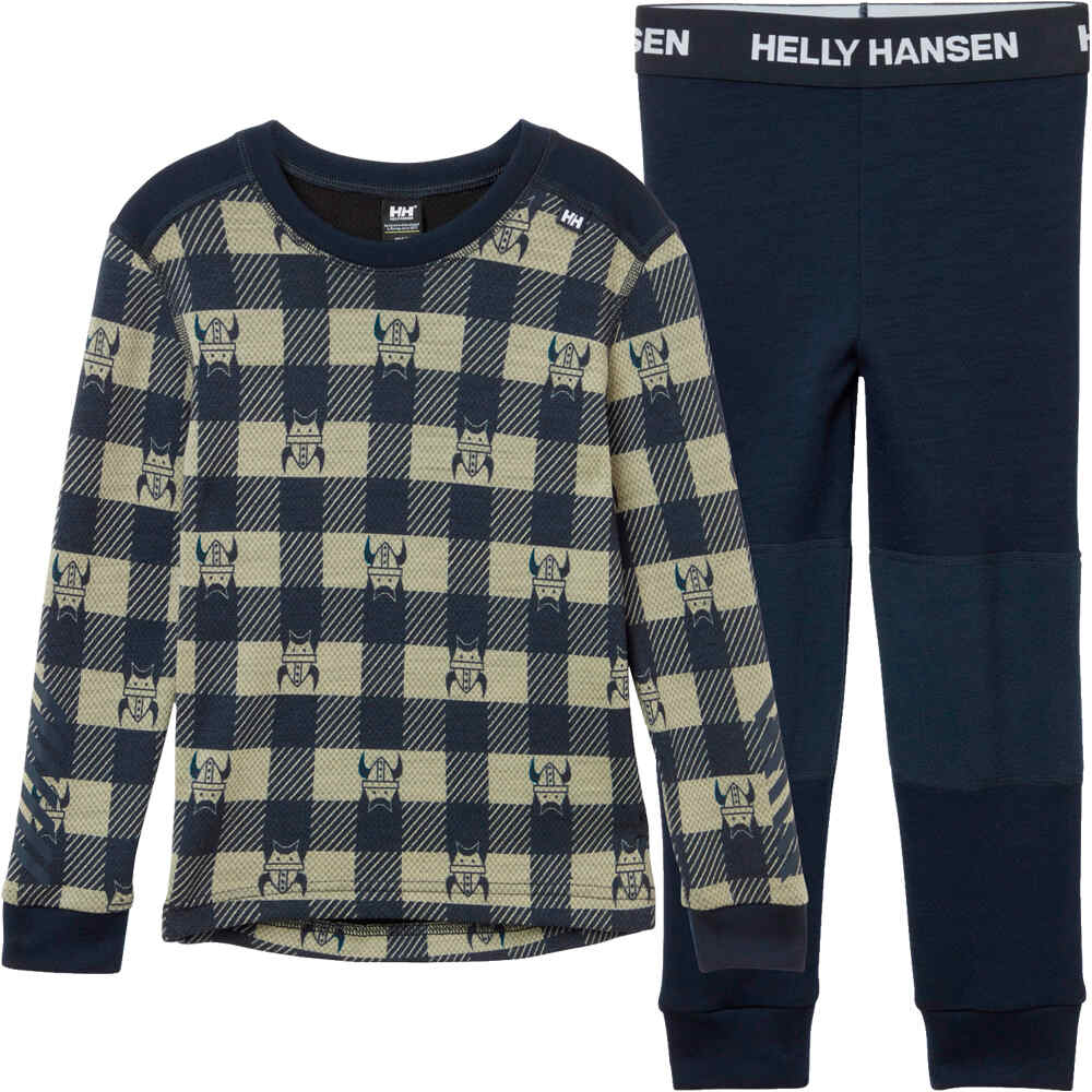 Helly Hansen ropa térmica niño K GRAPHIC LIFA MERINO SET 04