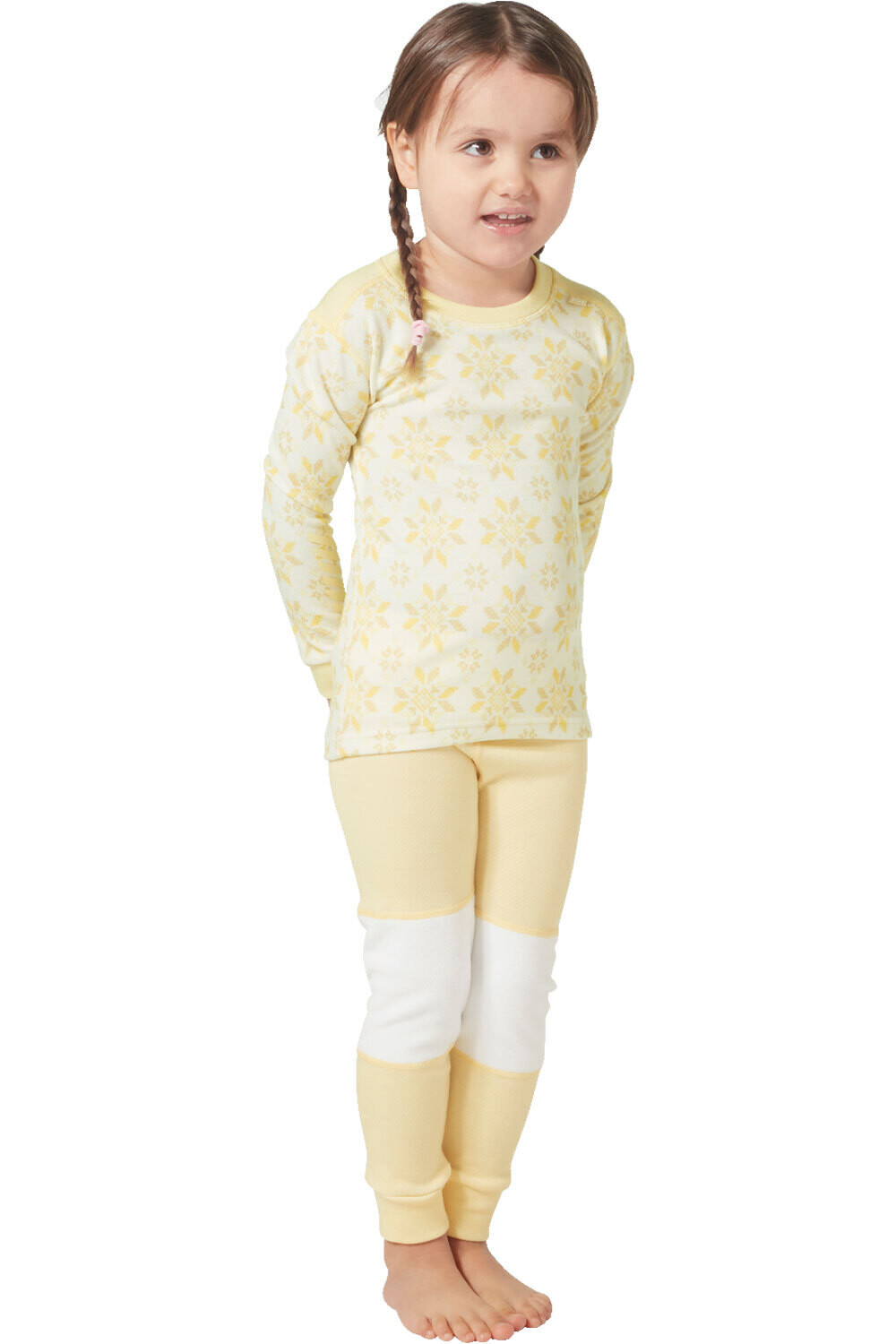 Helly Hansen ropa térmica niño K GRAPHIC LIFA MERINO SET vista frontal