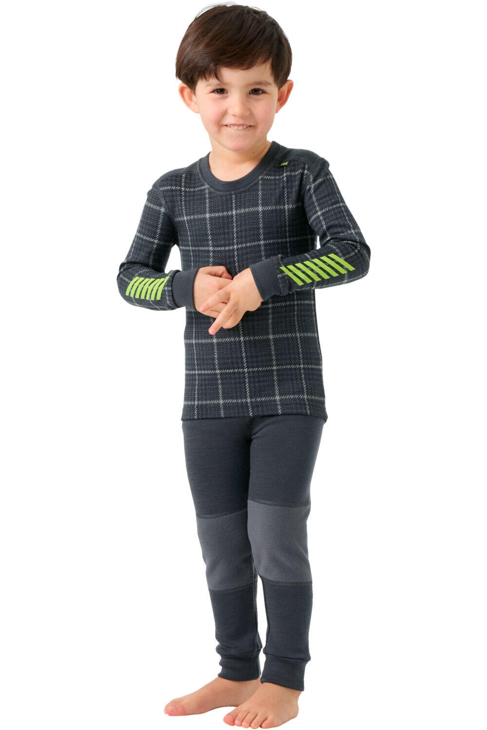 Helly Hansen ropa térmica niño K GRAPHIC LIFA MERINO SET vista frontal