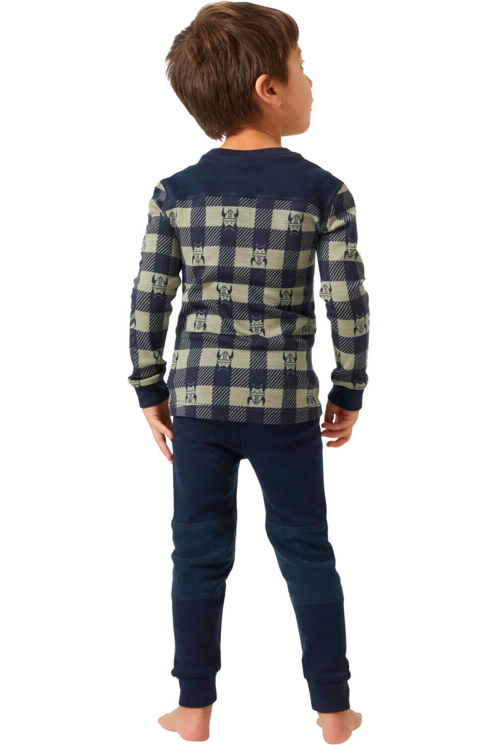 Helly Hansen ropa térmica niño K GRAPHIC LIFA MERINO SET vista trasera