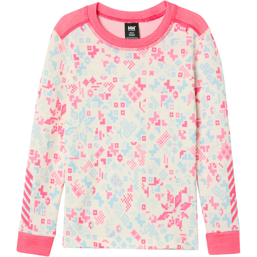 Helly Hansen ropa térmica niño K GRAPHIC LIFA MERINO SET vista trasera