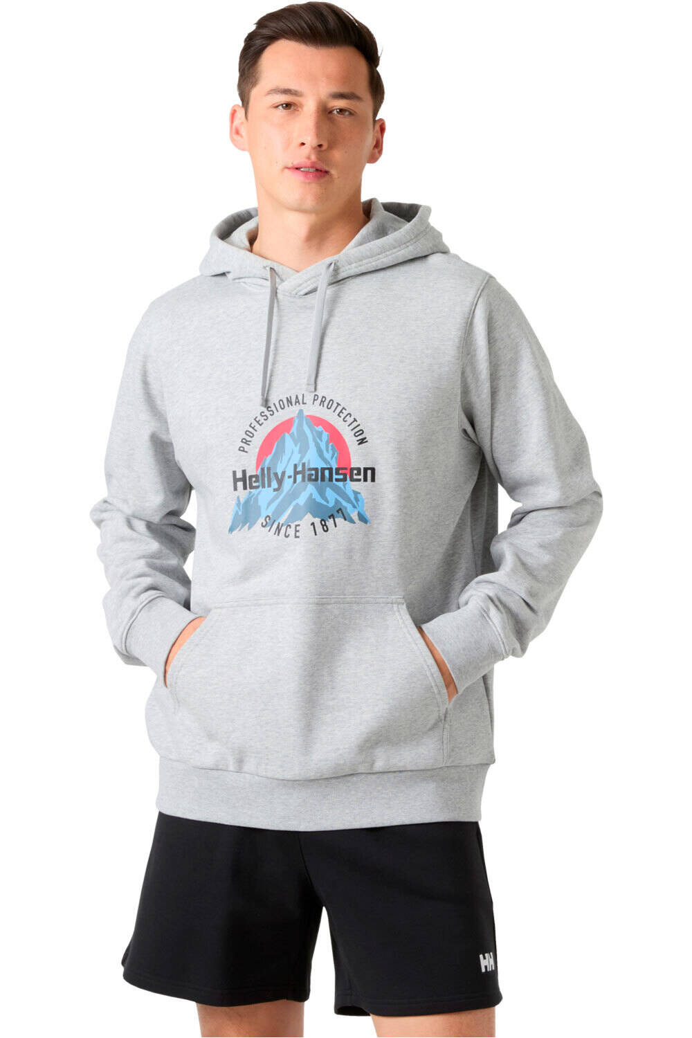 Helly Hansen sudadera hombre CORE GRAPHIC HOODIE vista frontal