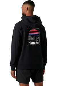 Helly Hansen sudadera hombre CORE GRAPHIC HOODIE vista trasera